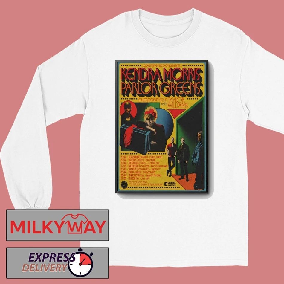 Kendra Morris And Parlor Greens Alert 2026 Tour Poster shirt