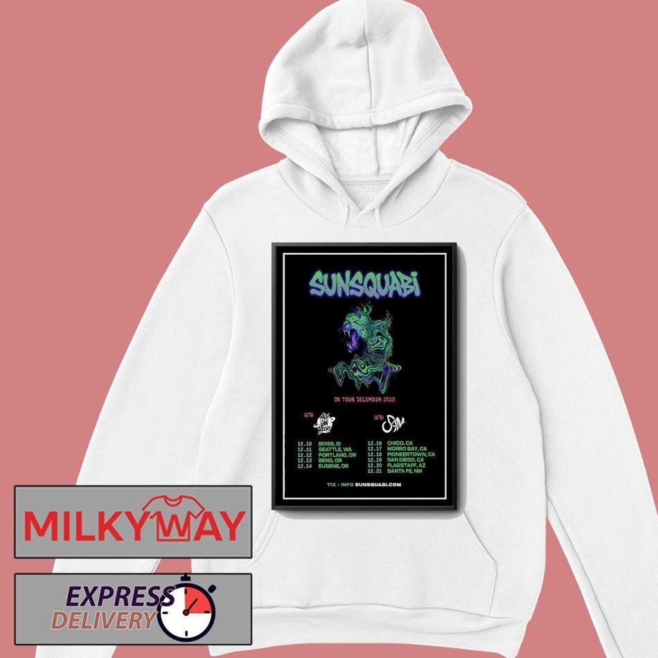 SunSquabi On Tour December 2025 Poster shirt