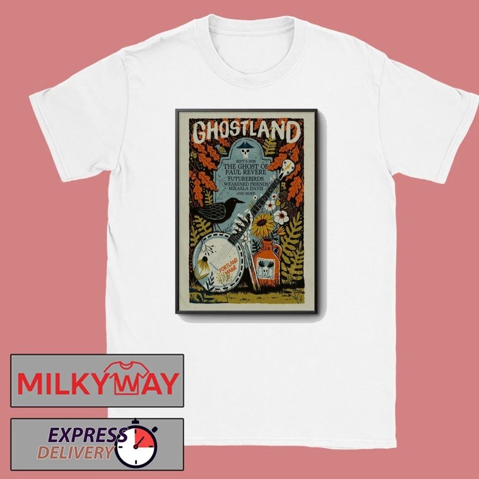 Poster Ghost Of Paul Revere At Thompson’s Point In Portland, ME On Sep 6, 2026 shirt
