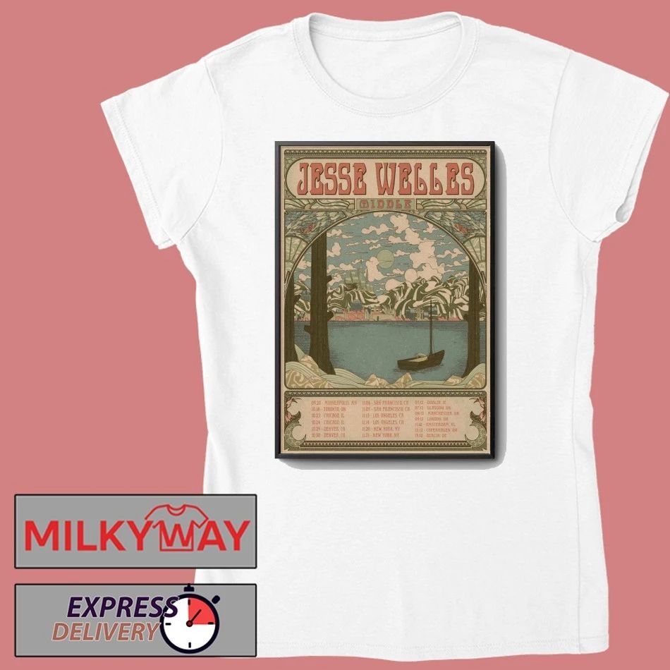 Jesse Welles Middle Tour 2025 Poster shirt