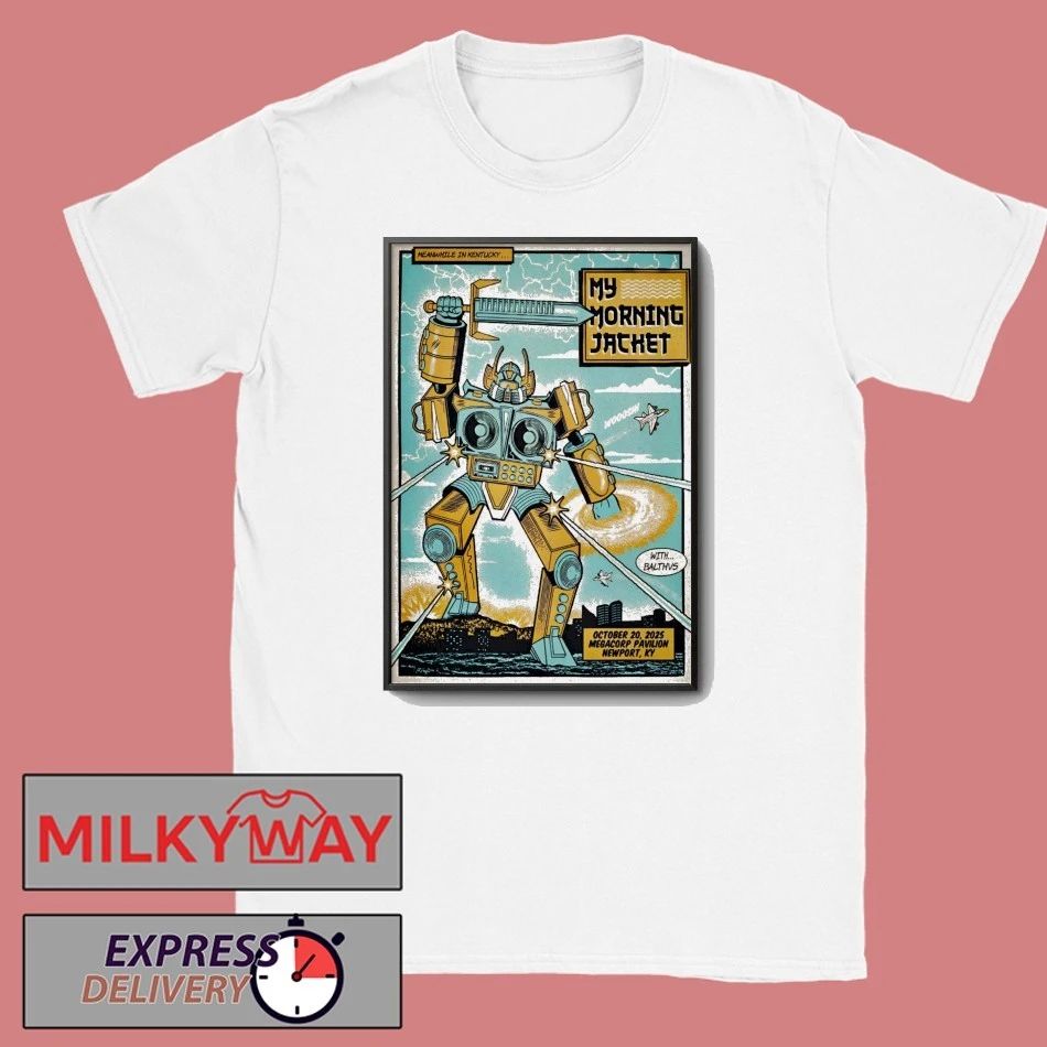 My Morning Jacket Oct 20 2025 MegaCorp Pavilion in Newport KY Poster shirt