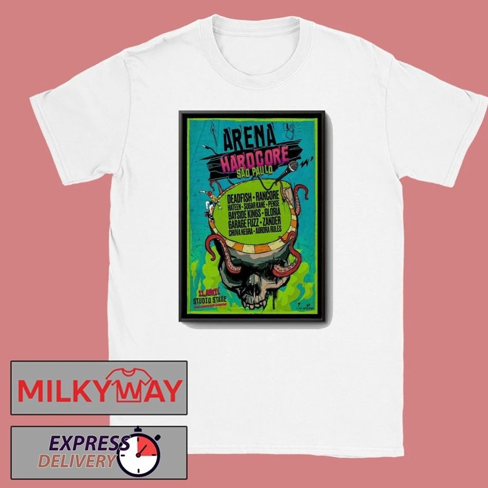 Arena Hardcore Fall Tour 2025 Studio Stage Sao Paolo Poster shirt