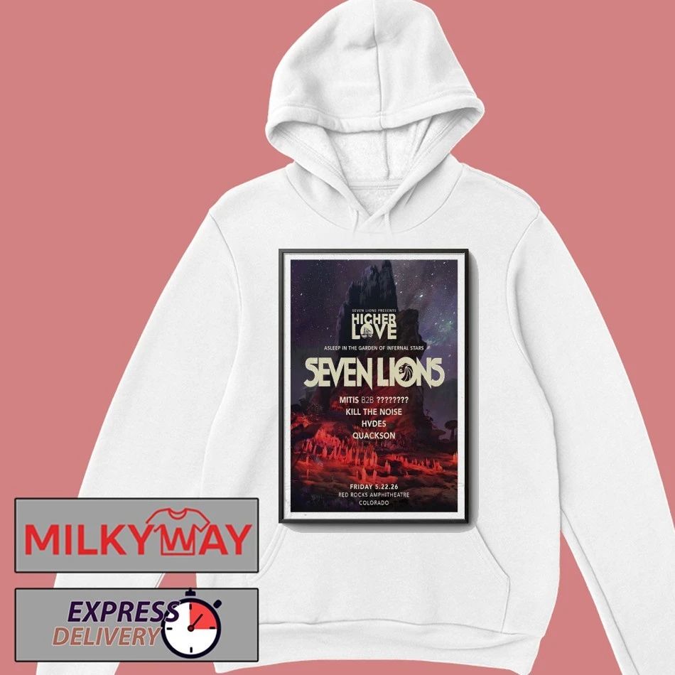 Seven Lions Red Rocks Park & Amphitheatre May 22 2026 Poster shirt