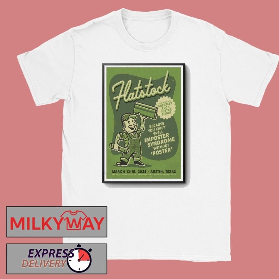 Poster Mar 13-15 2026 Flatstock Austin TX shirt