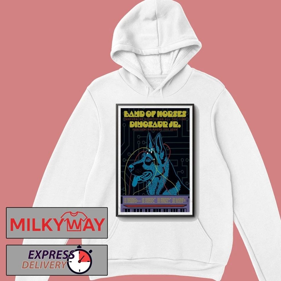 Dinosaur Jr. and Band of Horses Tour 2026 Poster shirt