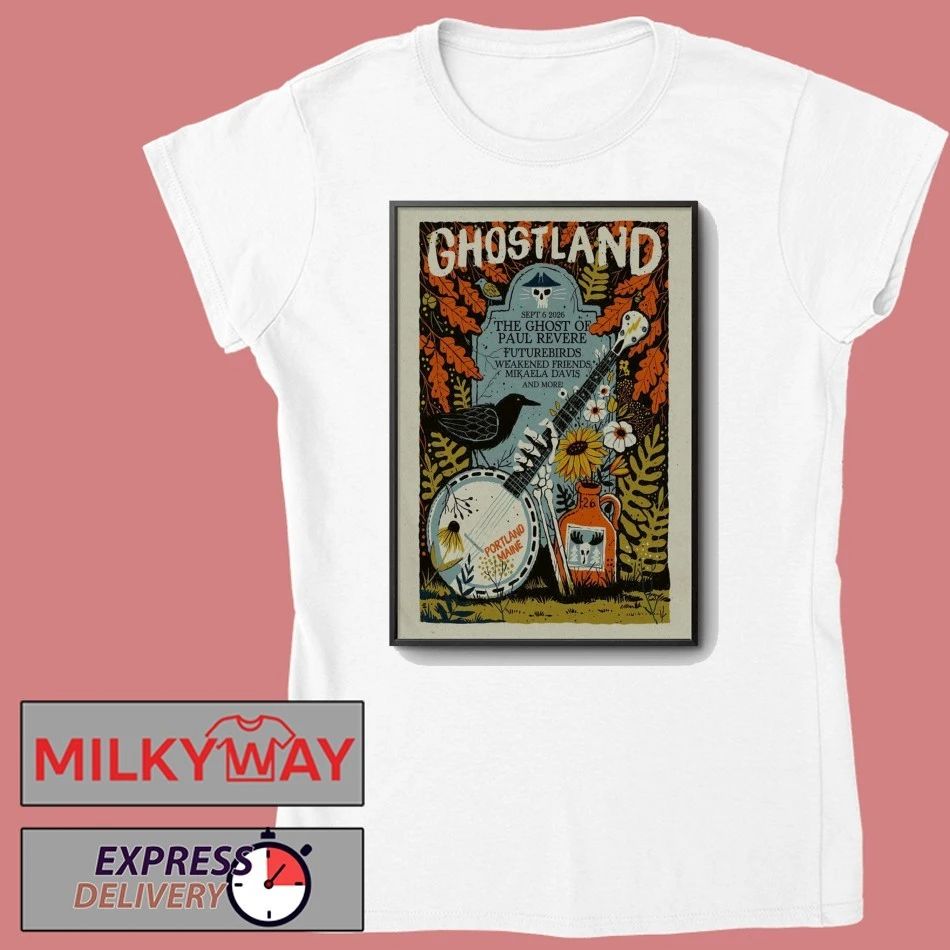 Poster Ghost Of Paul Revere At Thompson’s Point In Portland, ME On Sep 6, 2026 shirt