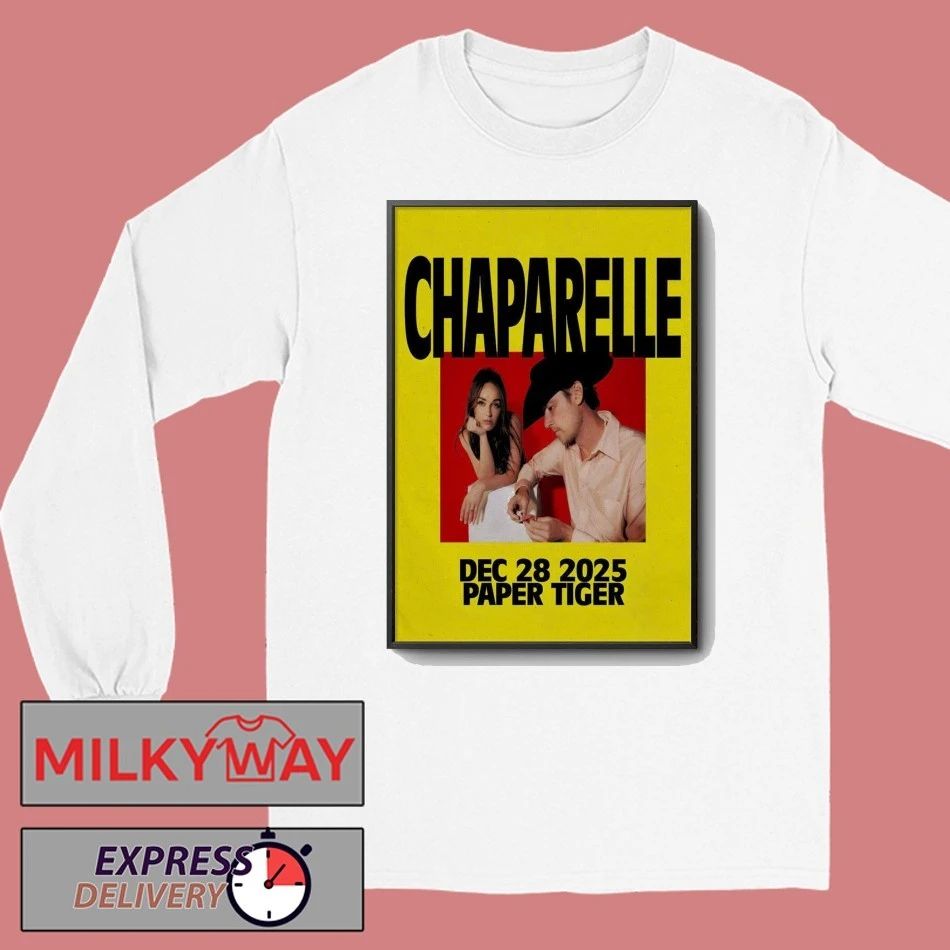 Chaparelle December 28 2025 Paper Tiger In San Antonio TX Poster shirt