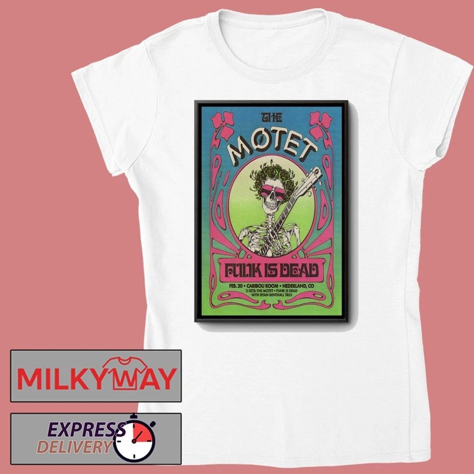 The Motet Feb 20 2026 Caribou Room Nederland CO Poster shirt