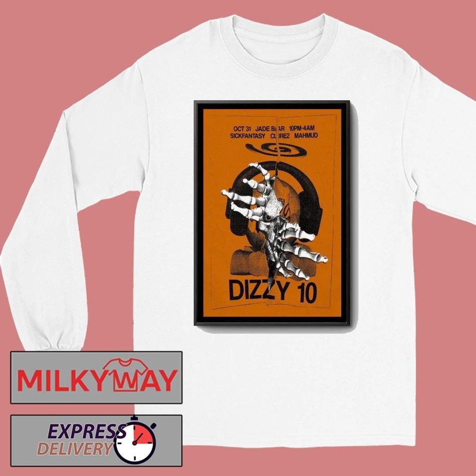Dizzy 10 Halloween Event Brooklyn Oct 31 2025 Poster shirt