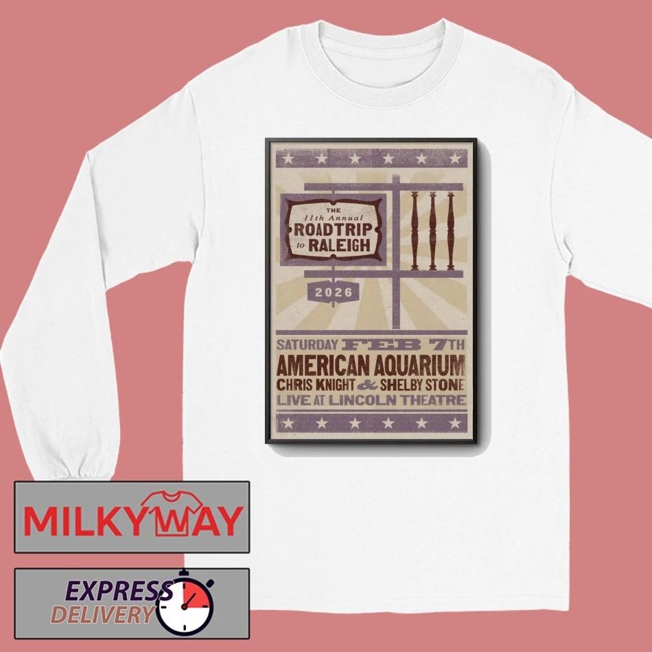 American Aquarium Lincoln Theatre On Feb 7 2026 Concert Poster shirt