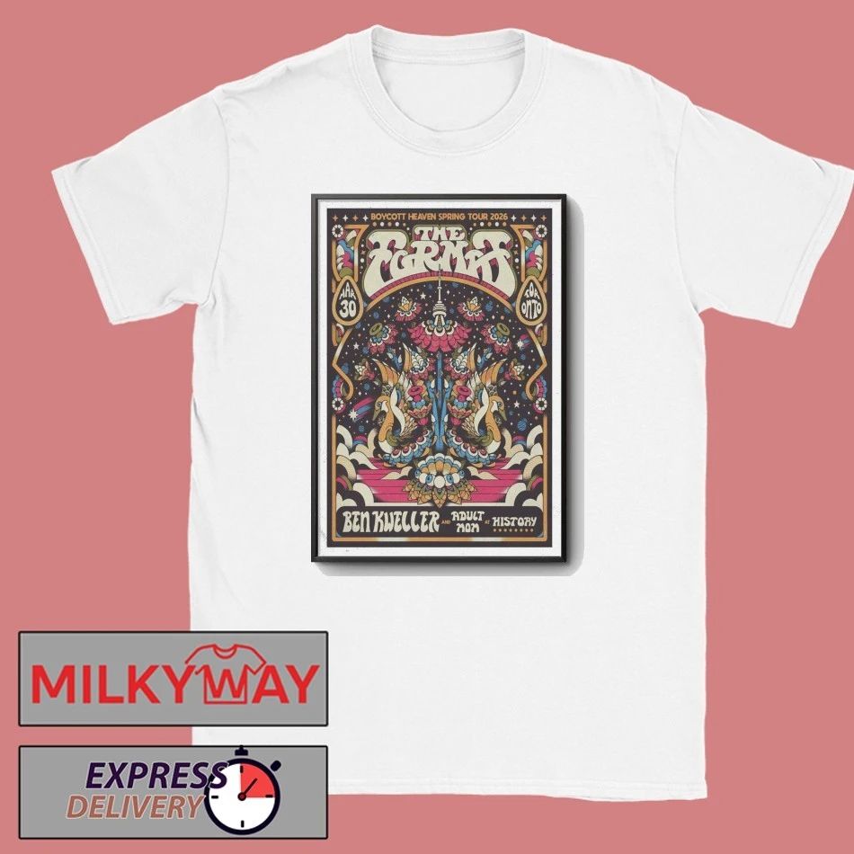 The Format concert Toronto, History Mar 30, 2026 Poster shirt
