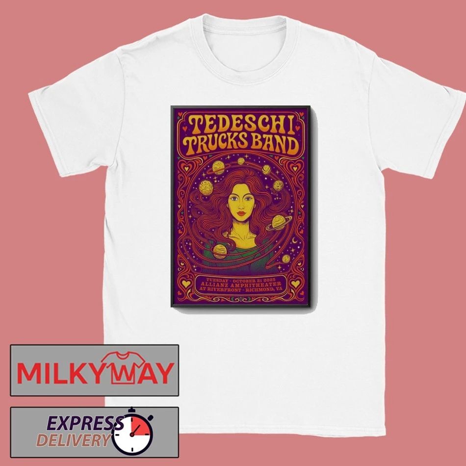Tedeschi Trucks Band Richmond, VA 10 21 2025 Poster shirt