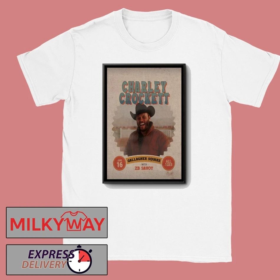 Charley Crockett Event San Diego CA On Jan 16 2026 Poster shirt