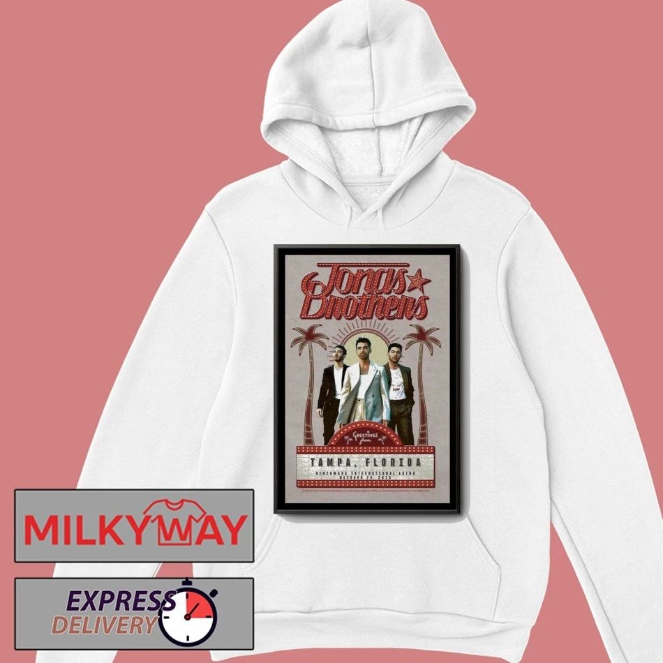 Jonas Brothers October 22 2025 Amalie Arena, Tampa, FL Poster shirt