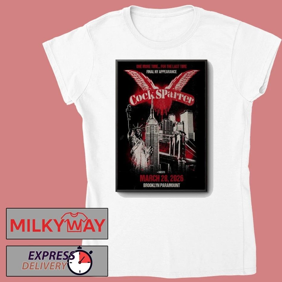 Cock Sparrer Brooklyn Paramount In Brooklyn NY Mar 28 2026 Poster shirt