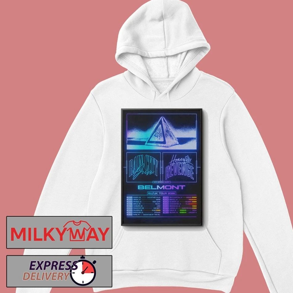 Honey Revenge And Rain City Drive EU-UK 2026 Tour Poster shirt