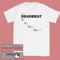 Tame Impala Deadbeat Tracklist T-Shirt