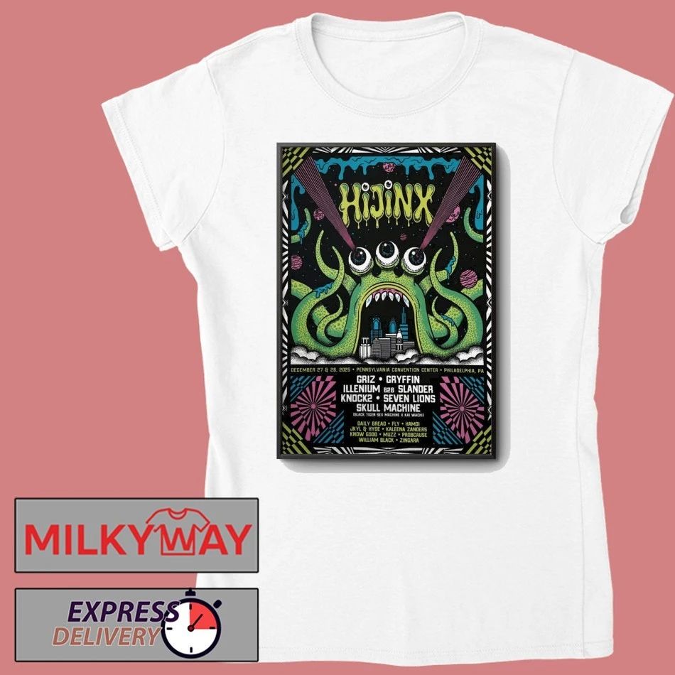 Hijinx Festival In Philadelphia PA On Dec 27-28 2025 Poster shirt