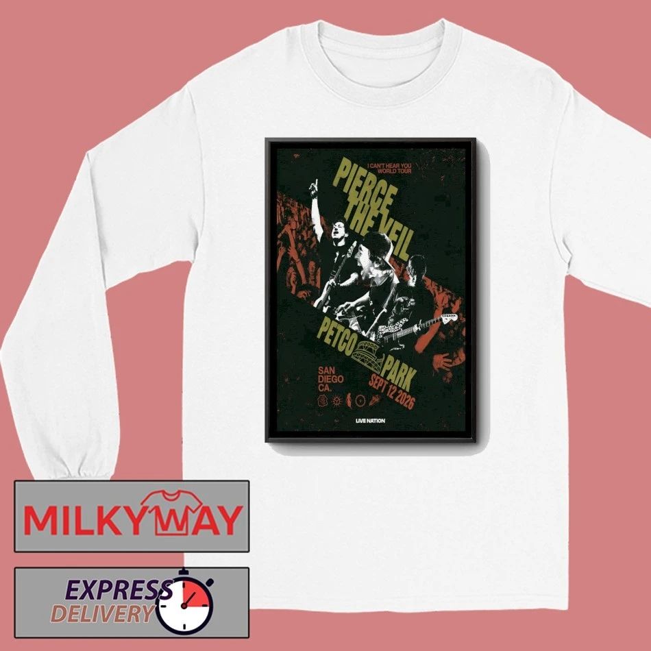Pierce The Veil 9 12 2026 San Diego CA Poster shirt