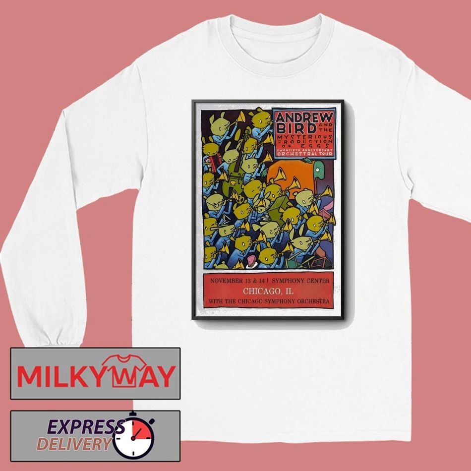 Andrew Bird Nov 13-14 2026 Chicago IL Poster shirt
