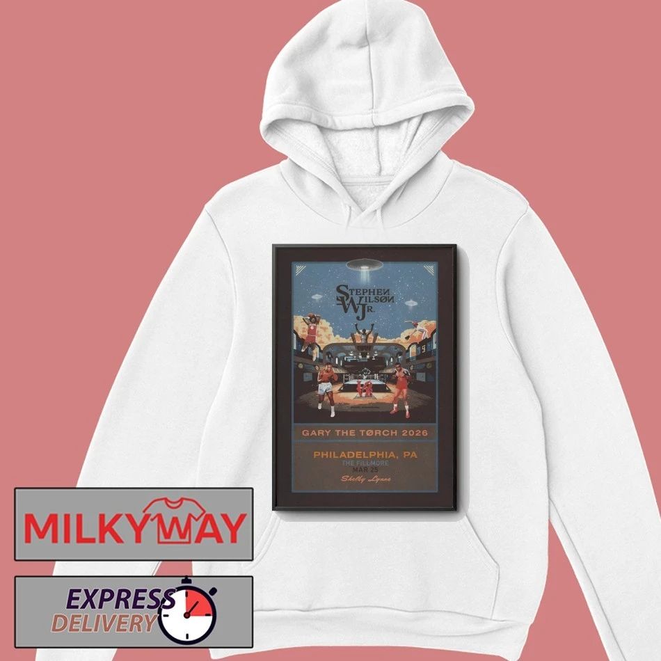 Stephen Wilson JR. In Philadelphia PA On Mar 25 2026 Poster shirt