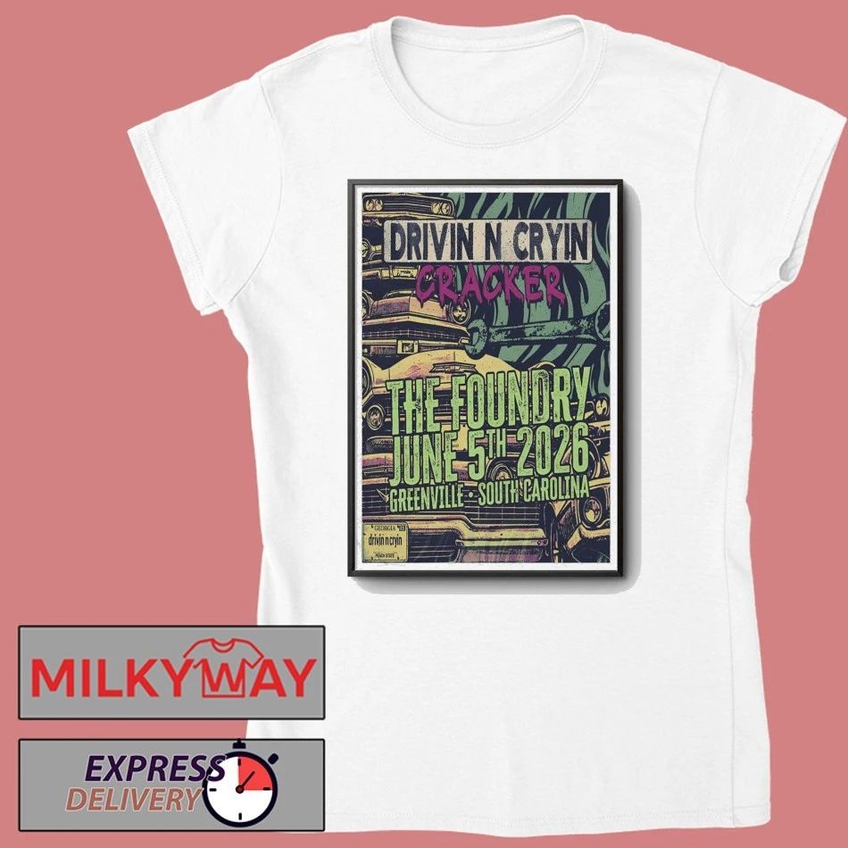 Drivin N Cryin In Greenville SC On Jun 5 2026 Poster shirt