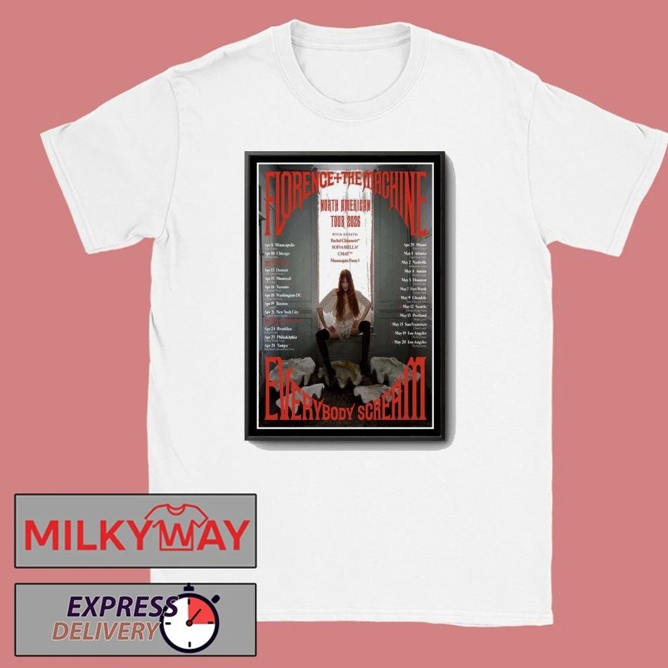 Florence The Machine Tour North American Poster shirt