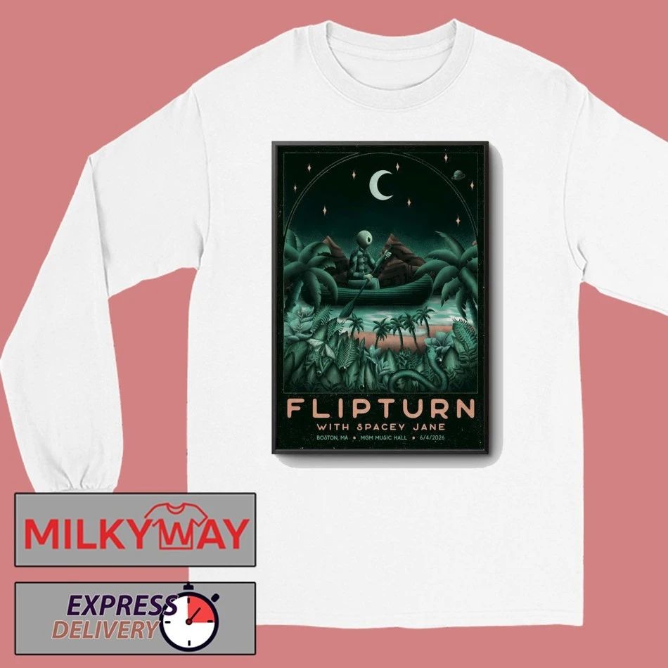 Flipturn Boston MA On Jun 4 2026 Tour Poster shirt