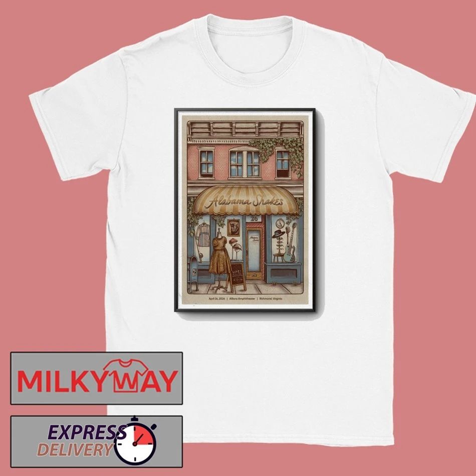 Apr 16 2026 Poster Alabama Shakes Richmond shirt