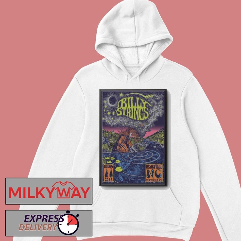 Billy Strings Asheville Tour On Feb 11 2026 Poster shirt