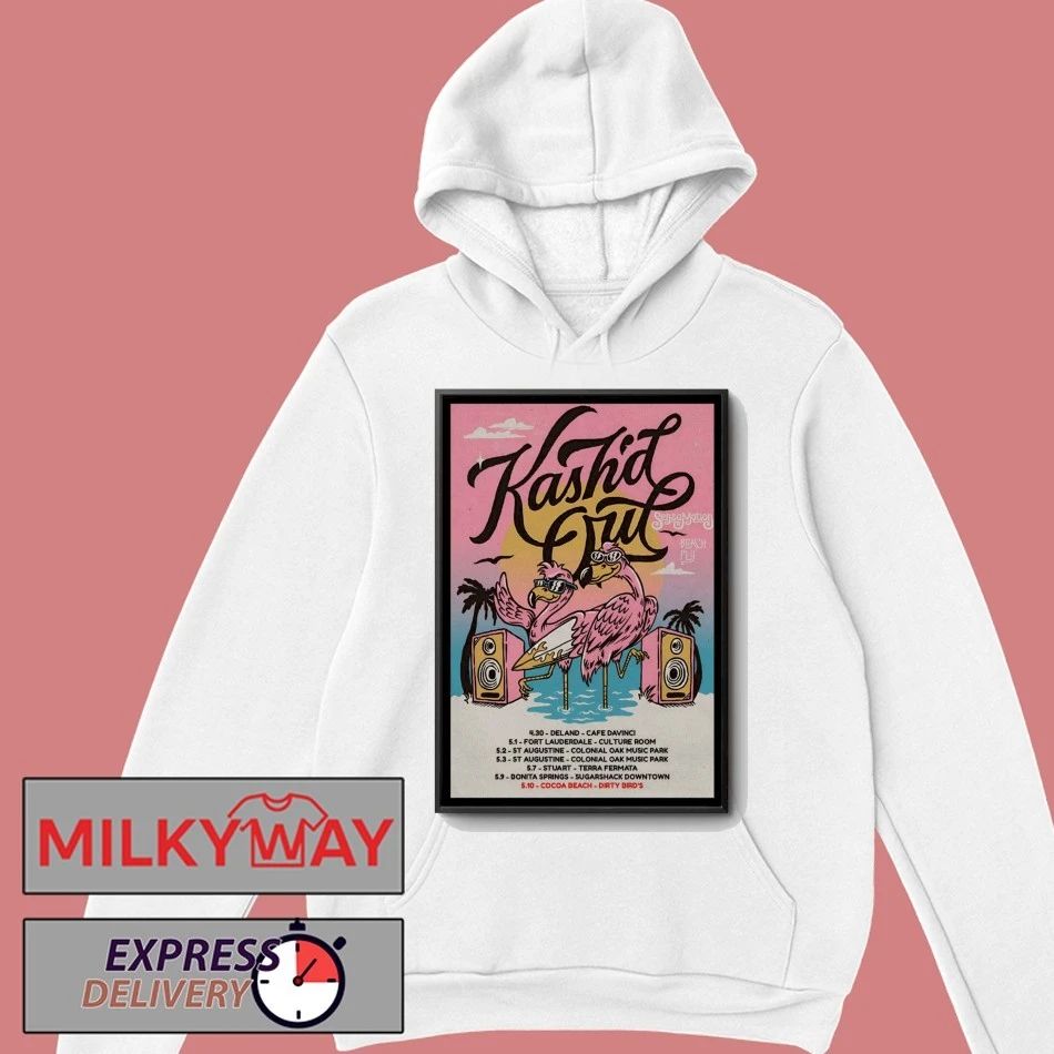 Kash’d Out Beach Fly 2026 Shows Poster shirt