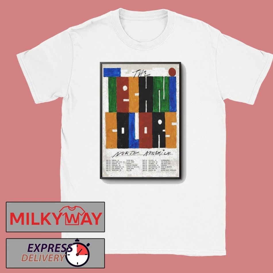 The Technicolors Poster Tour North America 2026 shirt