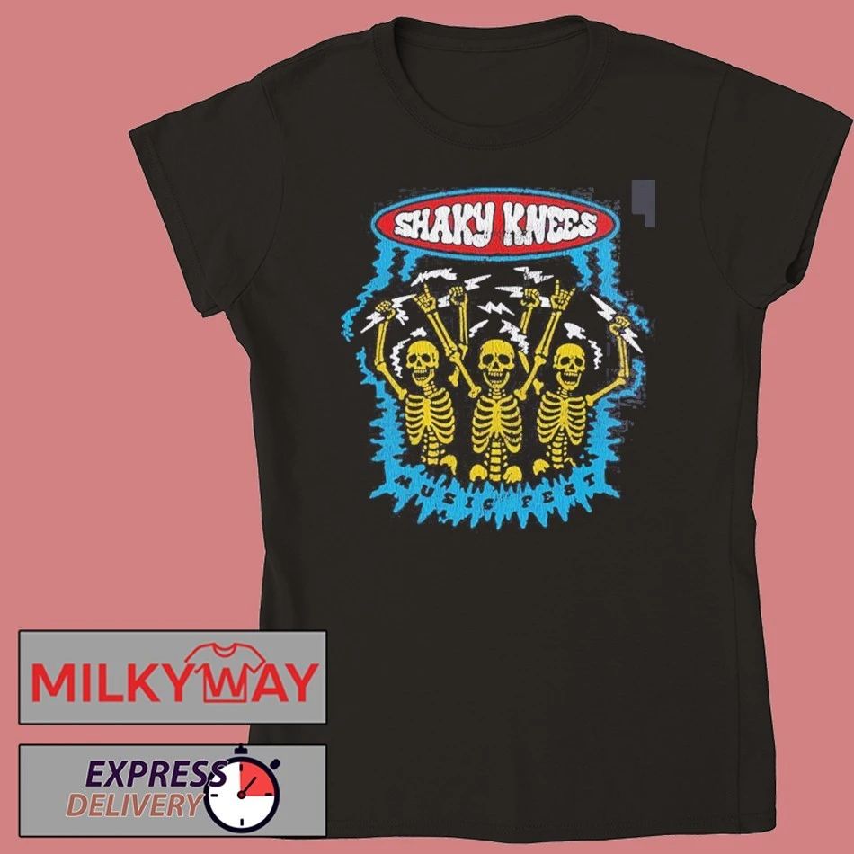 Shaky Knees Music Festival 2026 At Piedmont Park Atlanta GA On September 13-20 2026 Electric Skeleton Lineup T-Shirt