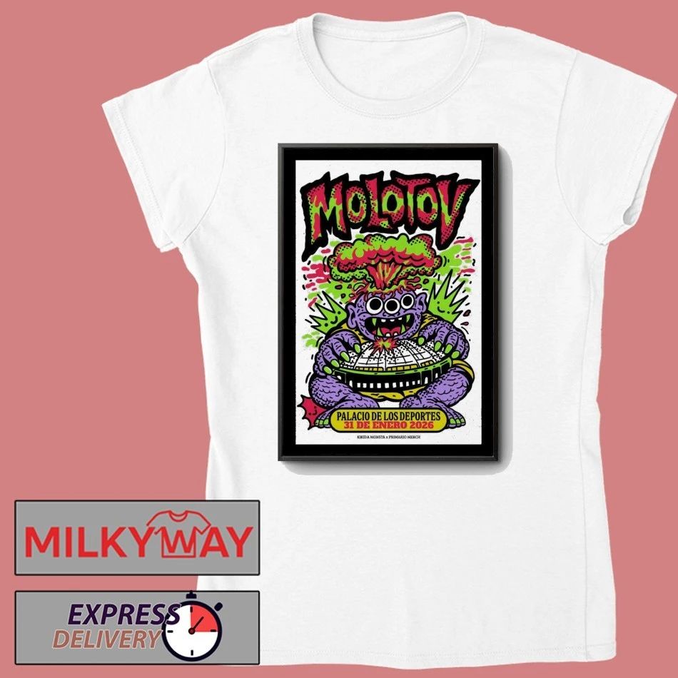 Molotov Jan 31 2026 Palacio De Los Deportes Mexico City, MX Poster shirt
