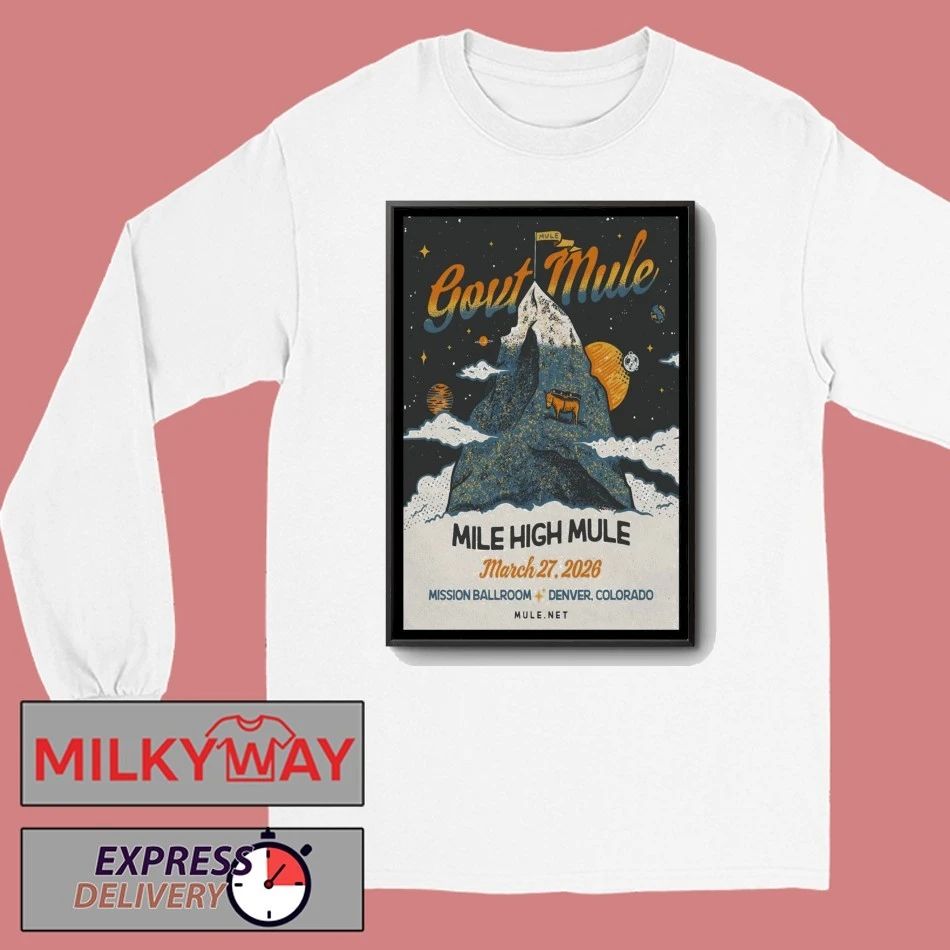 Gov’t MULE In Denver, CO Poster 2026 Mar 27 shirt