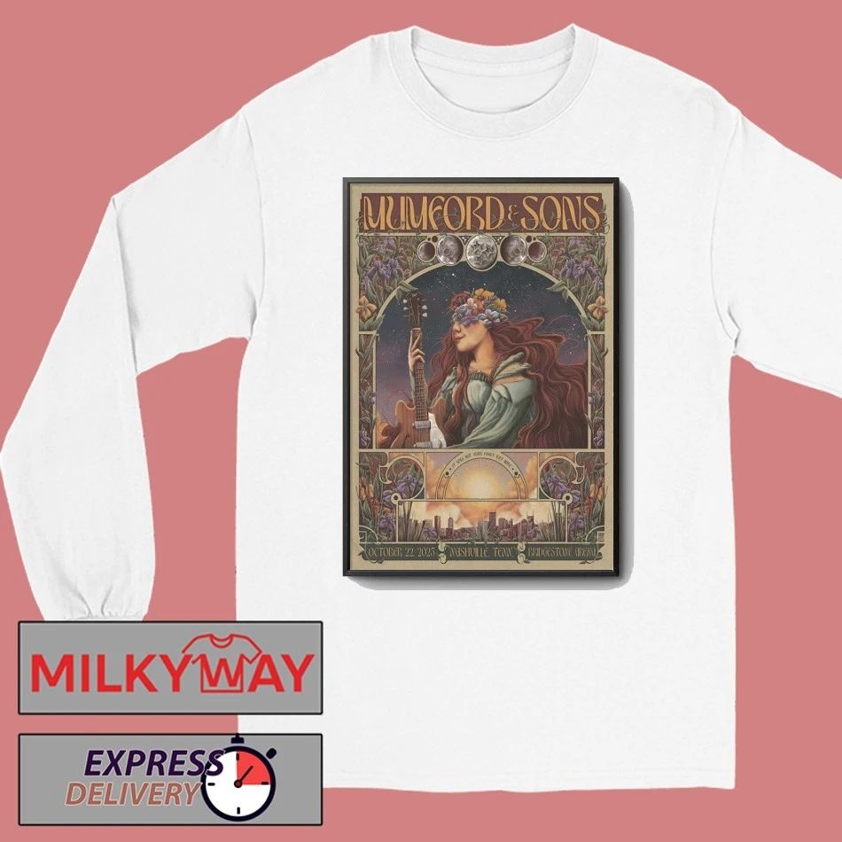 Mumford And Sons 10 22 2025 Nashville TN Poster shirt
