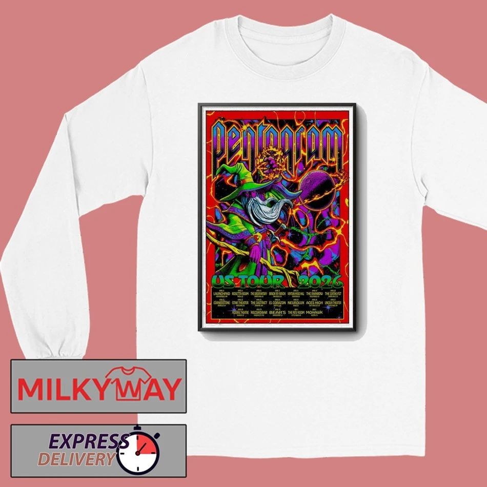Pentagram US Tour 2026 Poster shirt