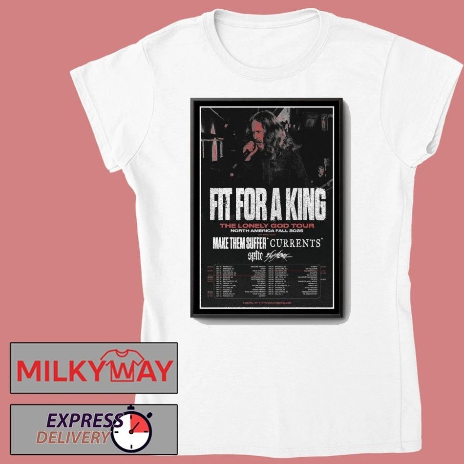 Fit For A King Fall Tour North America Poster shirt
