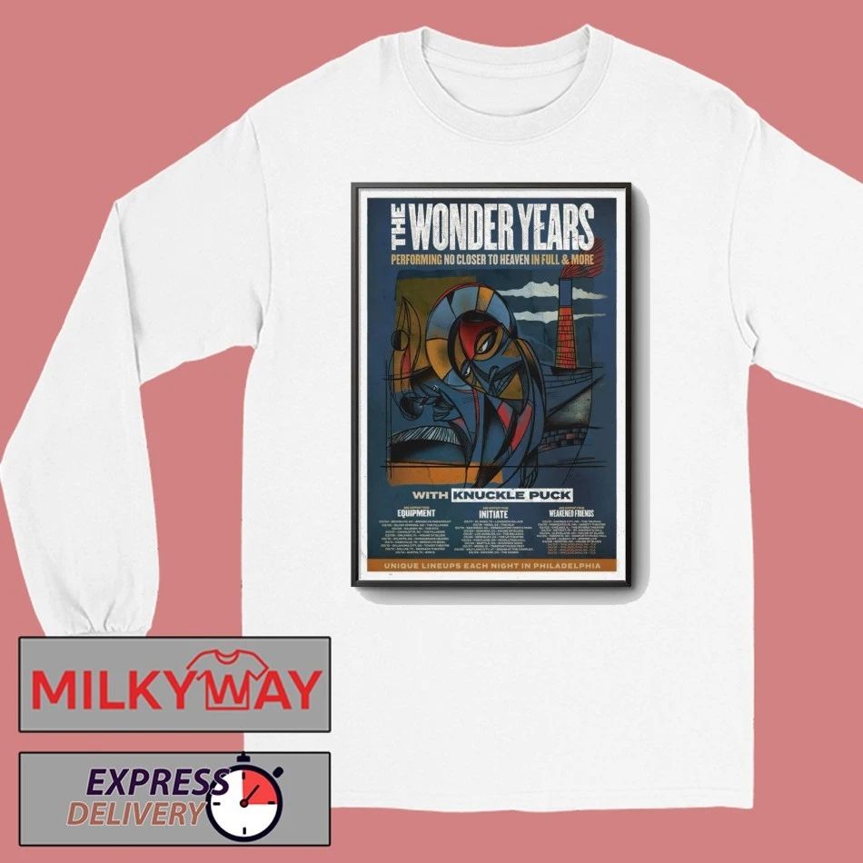 The Wonder Years No Closer To Heaven Album Shows 2026 Poster shirt
