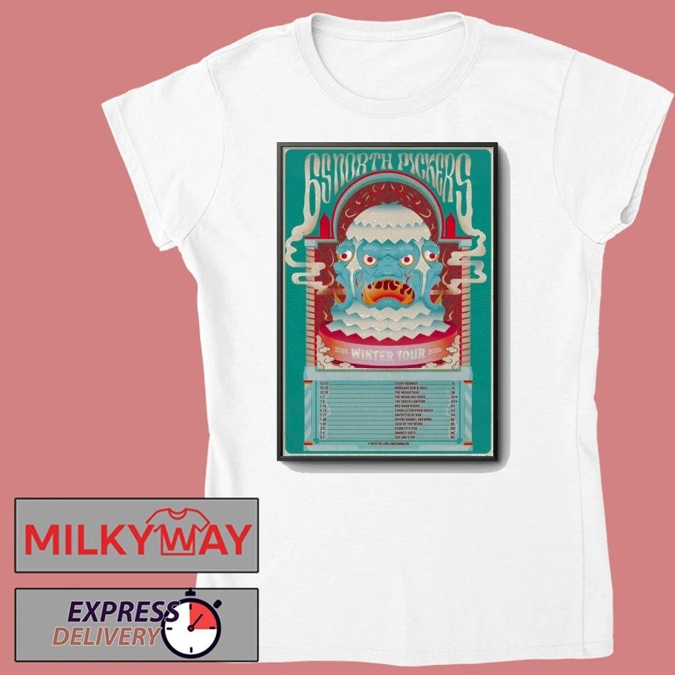 65 North Pickers Winter 2026 Tour Poster shirt