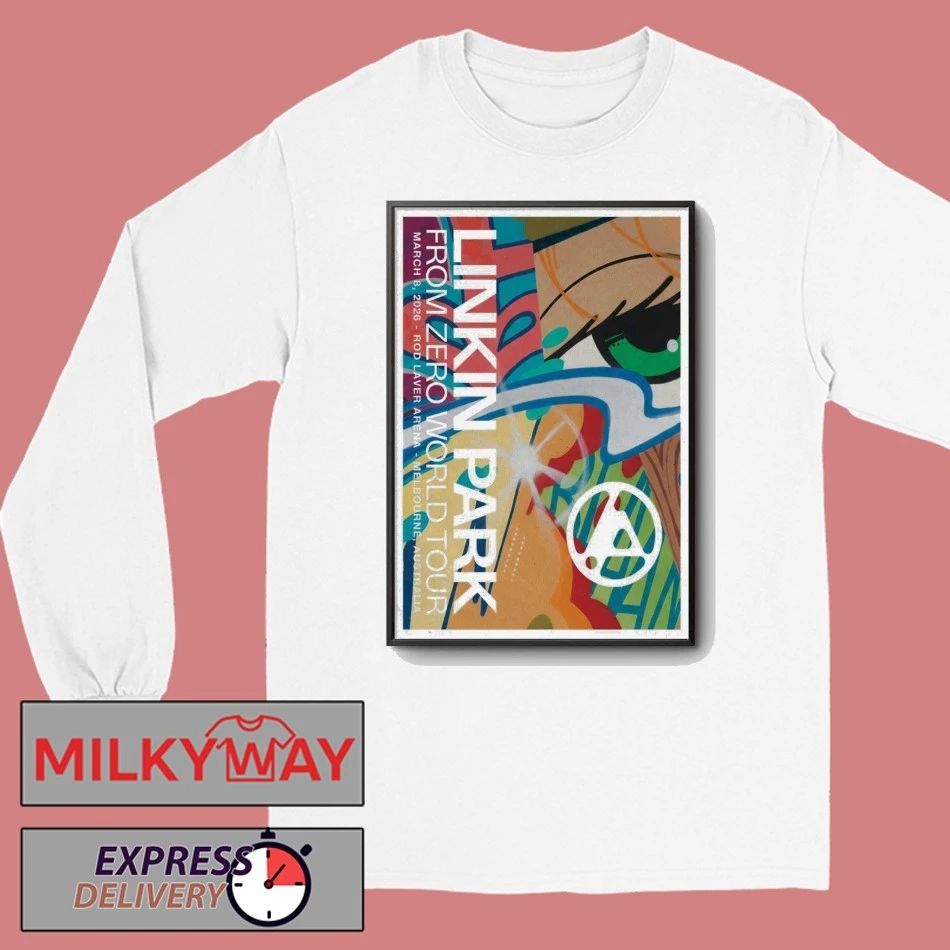 Linkin Park From Zero World Tour at Rod Laver Arena on Sun, 08 Mar 2026 Poster shirt