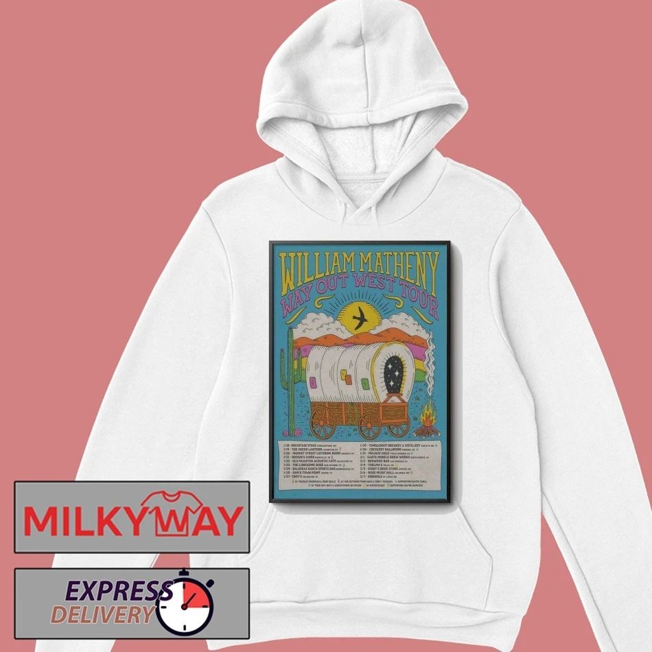 William Matheny 2026 Way Out West Tour Poster shirt