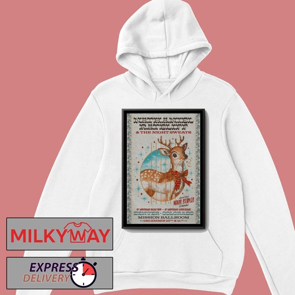 Nathaniel Rateliff Denver, CO Dec 10-11 2025 Poster shirt