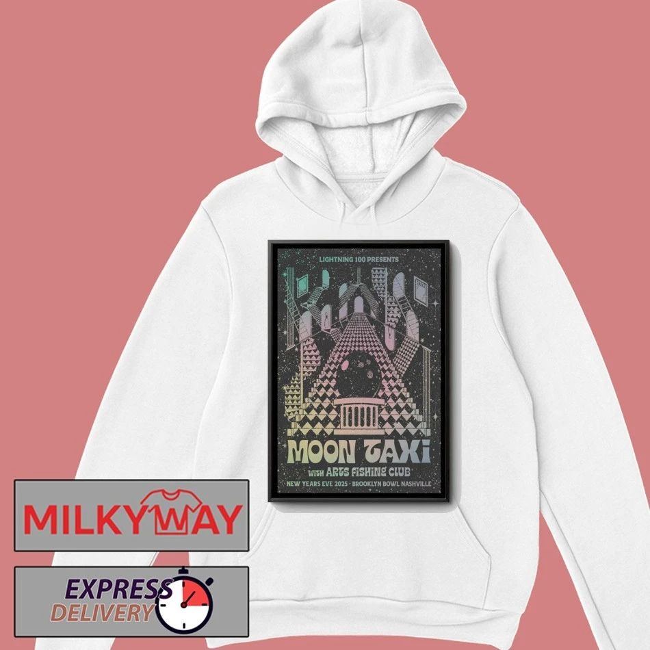 Moon Taxi Dec 31 2025 Brooklyn Bowl Nashville NYE Poster shirt