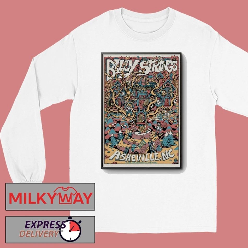 Billy Strings Feb 14 2026 ExploreAsheville.com Arena In Asheville NC Poster shirt
