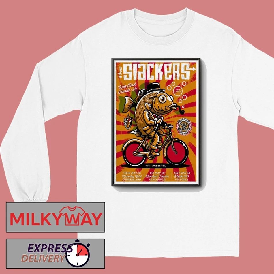 The Slackers West Coast Canada Tour 26 Poster shirt