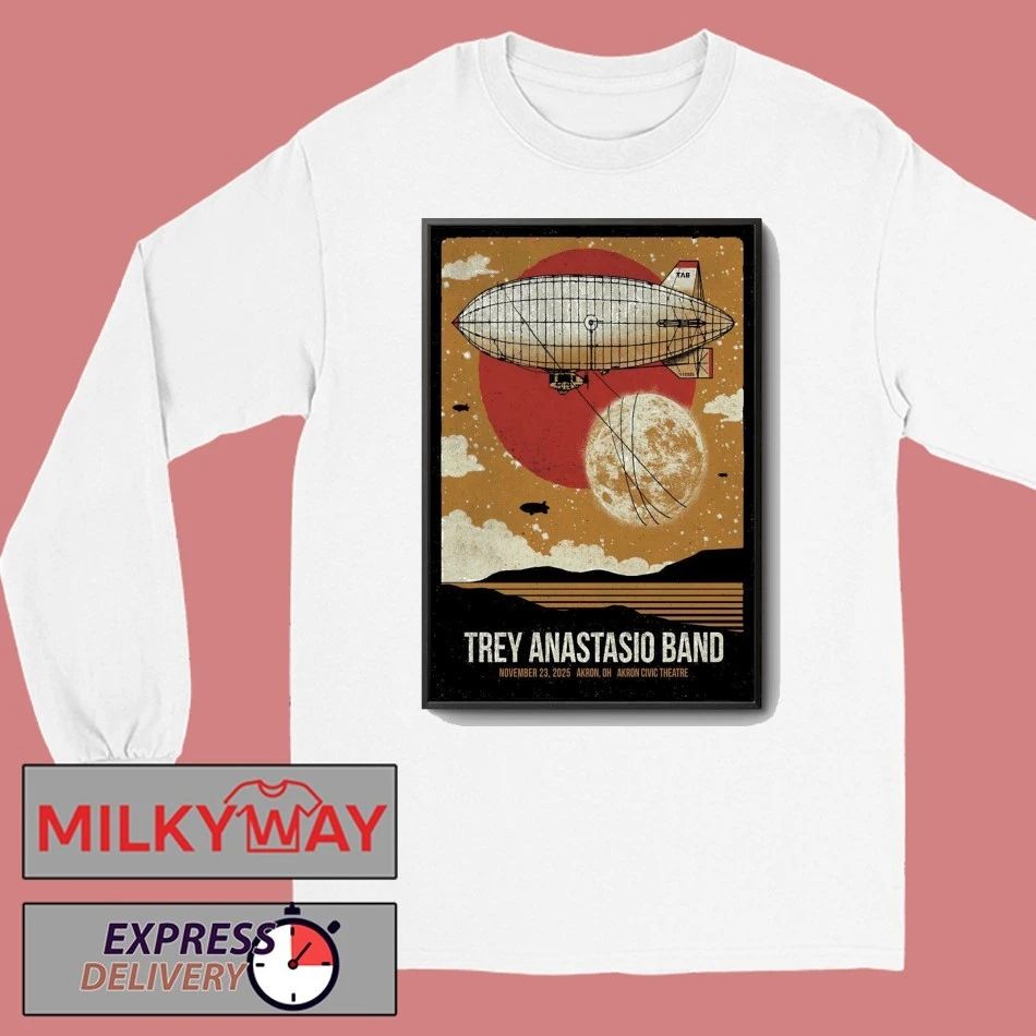 Trey Anastasio Band Event Akron OH On Nov 23 2025 Poster shirt