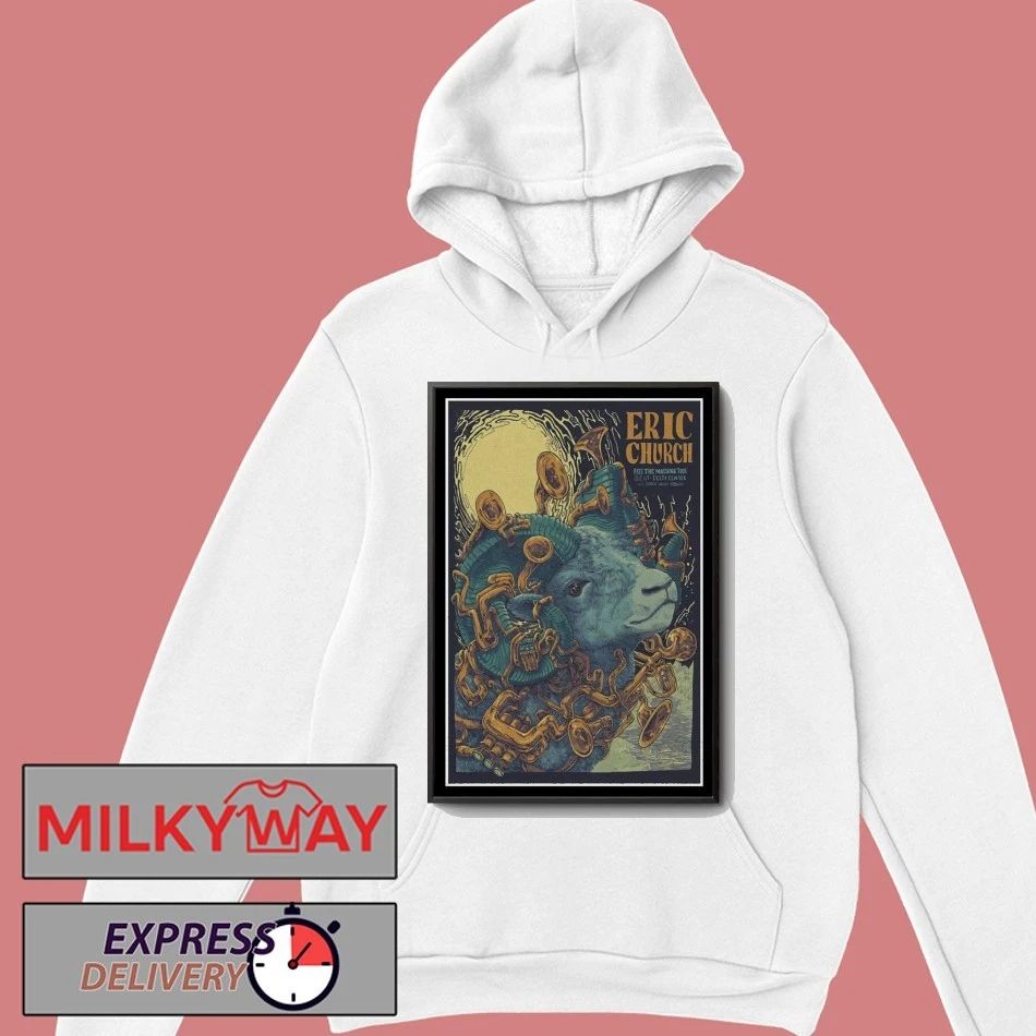 Eric Church Delta Center Salt Lake City, UT Oct 23 2025 Poster shirt
