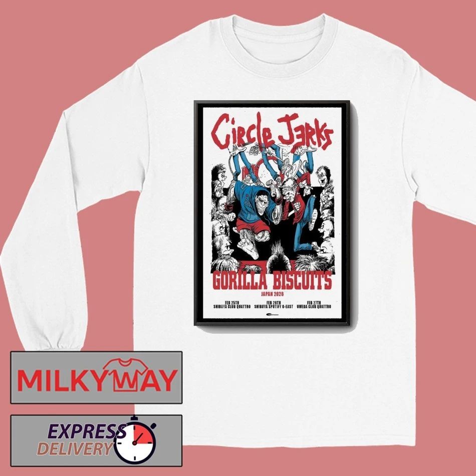 Circle Jerks First Trip To Japan 2026 Poster shirt
