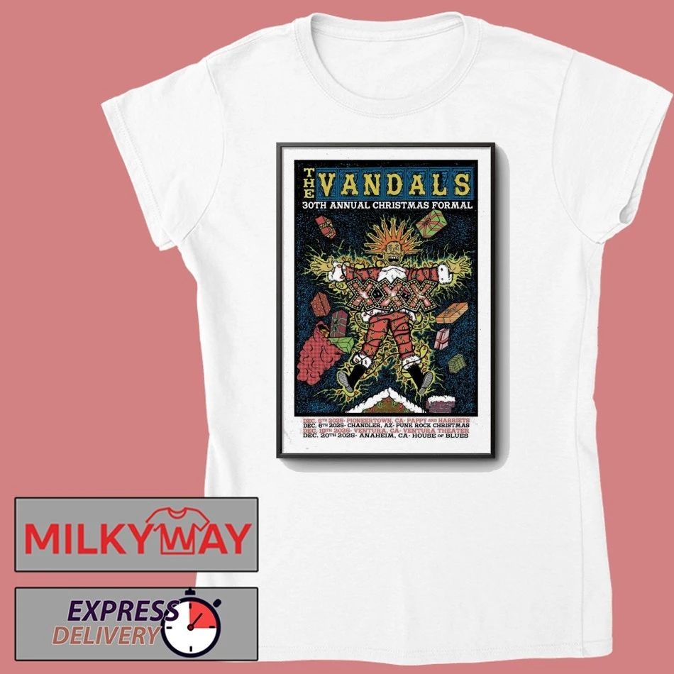 The Vandals Dec 5 2025 In Pioneertown CA Poster shirt
